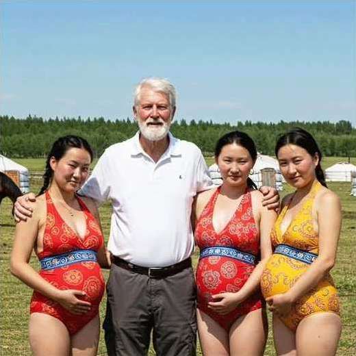 American Man Finds Unexpected Family With Three Mongolian Sisters…See more  